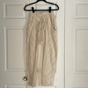 Like new free people cotton harem pants.